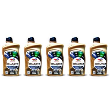 Imagem de Kit 5 Litros Oleo Motor 0w20 Sintetico Total Quartz 9000 Xtra Future Fgg
