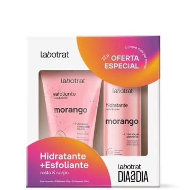 Imagem de Kit Hidratante + Esfoliante Dia a Dia Morango - Labotrat