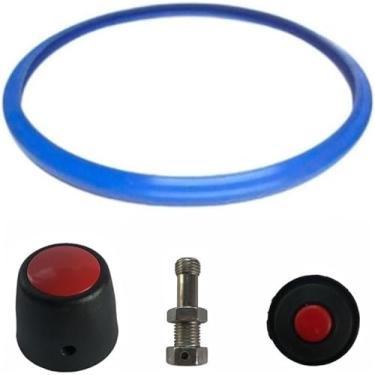 Imagem de Kit 4 Peças Reparo Para Panela De Pressão Panelux 4,5 Litros