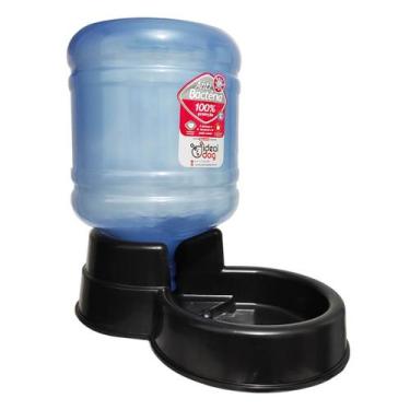Imagem de Bebedouro Automático Para Cachorro Grande 10l Ideal Dog, Preto