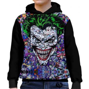 Imagem de Moletom Coringa Infantil Joker UNISSEX Blusa canguru - Alemark, 8