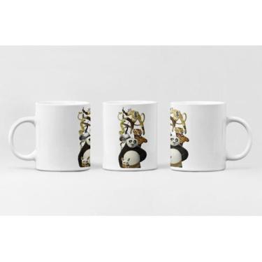 Imagem de Caneca de Porcelana Desenho Kung Fu Personalizada Md45 - Like Geek