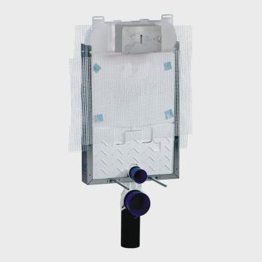 Imagem de Caixa de Descarga Embutida Pneumatica Alvenaria Bacia Suspensa Deca 2501.cx.pn.af