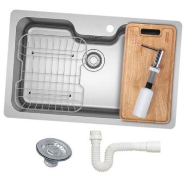 Imagem de Cuba De Cozinha Pia Bell Franke 81x 51 com Acessórios 15188