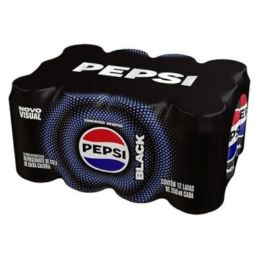 Imagem de Refrigerante Pepsi Zero BLACK, Lata 350Ml Pack (12 Unidades)