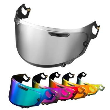 Imagem de Viseira Regent X - Viseira PSLER Corsair X VAS-V MAX Vision Face Shield Quantum X Visor Capacete Escudo para Regent X VAS-V MAX Corsair-X Quantum-X Signet-X RX7X Defiant-X Dt-X, Prata Transparente