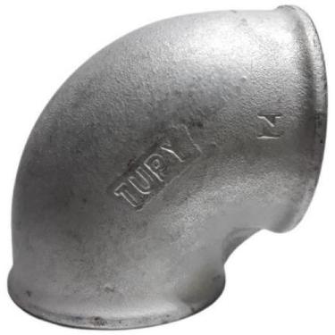 Imagem de Cotovelo Conexão De Ferro Galvanizado 90- X 3/8 Kit 10 Peças - TUPY