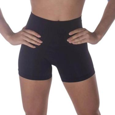 Imagem de Calcinha Boxer Redutora Selene 20040.002 Sem Costura, Preto, G