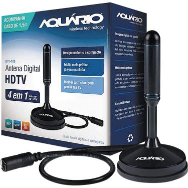 Imagem de Antena Digital Interna/Externa Aquário DTV-100