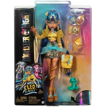 Imagem de Boneca Monster HIGH Cleo Novo Visual com PET Mattel HXH74