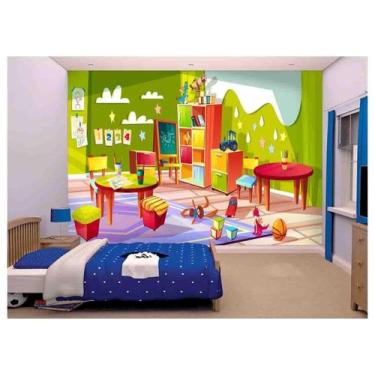 Imagem de Papel De Parede Infantil Brinquedoteca Kids s182 - Você Decora