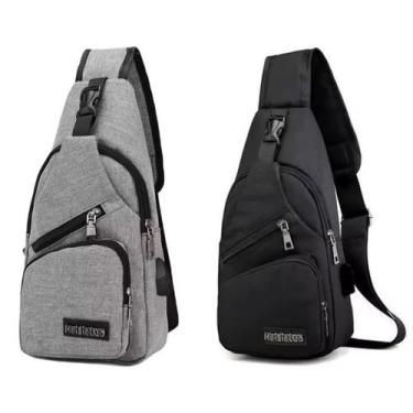 Imagem de Bolsa Ombro Masculina Mochila Anti-Roubo Ombro Entrada - Art House