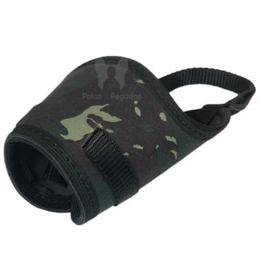 Imagem de Focinheira para cachorro com regulagem confortavel (CAMUFLADO,G)