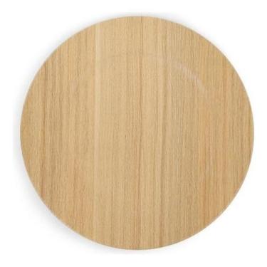 Imagem de Sousplat De Plastico 12X10 Cm Bege E Cinza - Cromus - Bege