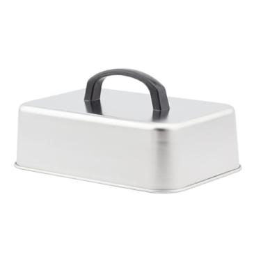Imagem de Bothyi Tampa para grelhar alimentos a vapor, cúpula retangular para grelhar, capa para hambúrguer, grelha plana comercial para churrasco, hambúrgueres, 22.2 X 14.6 X 6.6 Cm