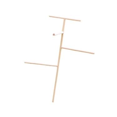 Imagem de KiBcsLic Suporte para galinheiro com plugue de metal para chão, brinquedo para poleiro de galinha para periquito