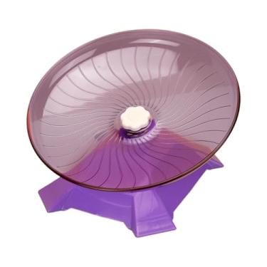 Imagem de IEUDNS Roda de Hamster com Rolo Silencioso, Acessórios para Gaiola de Brinquedo, Esportes, Pequenos Animais, Roda de Exercício, Disco Giratório para Ratos, O, Violeta
