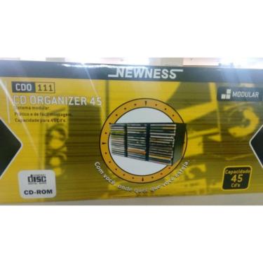 Imagem de 2 Porta Cd Newness  Para 45 Cd`s + 1 Limpa Lentes