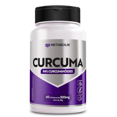 Imagem de Cúrcuma 500mg (60caps) - Metabolik Nutrition