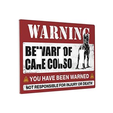 Imagem de Placa de tomada Beware Of Cane Corso Switchplate Cover Farmhouse Light Switch Plates 3 tomadas de parede