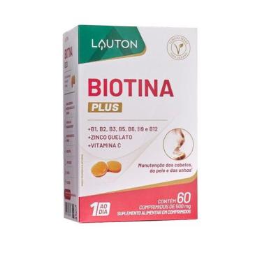 Imagem de Biotina Plus com Vitaminas e Zinco 60 cápsulas Lauton - Lauton Nutrici