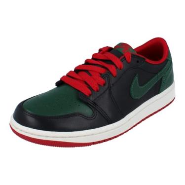 Imagem de Nike Tênis feminino Jordan 1 Retro Low OG, Black Gorge Green Varsity Red 036, 34