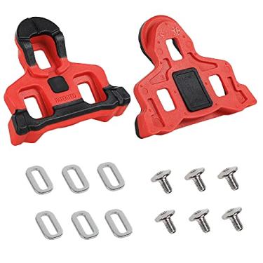 Imagem de CyclingDeal Compatível com Shimano SPD-SL (6 Degree Flutuante) Grampos Set - Compatível com Shimano estrada bicicleta pedais da bicicleta
