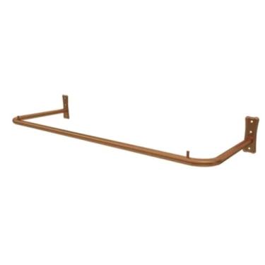 Imagem de Arara de Parede RETA 1,00 Metro Organização de Quartos Closets Armários e Loja (ROSE)