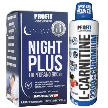 Imagem de Combo L-Carnitine 480ml (Açaí Com Guaraná) + Night Plus 60 Cápsulas - 