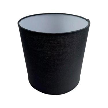 Imagem de Cupula de Abajur luminária 15x15x15cm Cilíndrica De Tecido algodão Soq