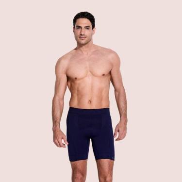 Imagem de Bermuda Masculina Térmica Trifil Sport Sem Costura, Marinho, M