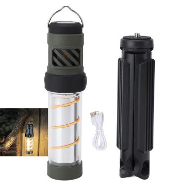 Imagem de Lampada Repelente Lanterna LED Afasta Mosquito Inseto USB Bateria Recarregavel Tripe Ar Livre Lazer Acampamento Pesca