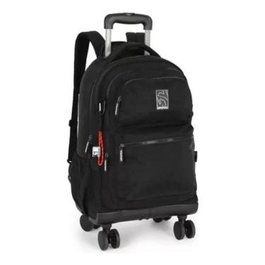 Imagem de Mochila De Rodas Giro 360 Alça Costas Notebook Up4you Preta