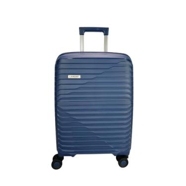 Imagem de Mala de Bordo Lansay Azul expansível Linha Orium Rodas 360° e Tsa