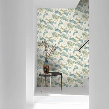 Imagem de Papel De Parede Ciara Folhagem Verde A64302