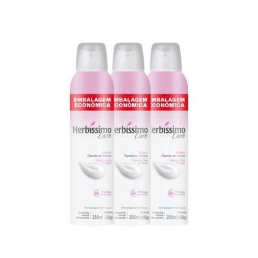 Imagem de Kit Desodorante Aerossol Antitranspirante Herbíssimo Care Hibisco 250M