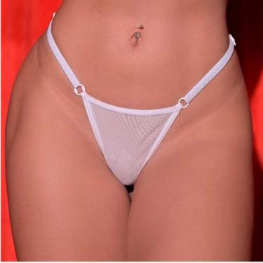 Imagem de Fio Dental Tule Com Bordado Coqueiro Pimenta Sexy