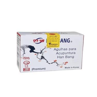 Imagem de Agulhas para Acupuntura Han Bang, 0,25mm x 15mm, 1.000 Unidades