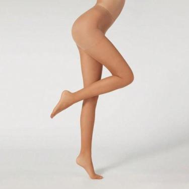 Imagem de Meia Calça Feminina Selene Fio 40 Opaca Elastano 9650, Pó de arroz, P