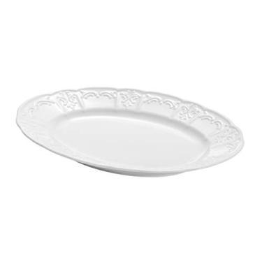 Imagem de Prato Oval de Porcelana Rojemac Branco