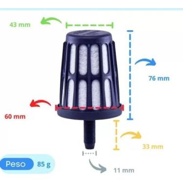 Imagem de kit 2 Velas Com Carvão Ativado para Filtros de Barro ou Alumínio - Laz