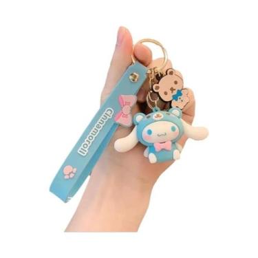 Imagem de Chaveiro Kawaii Sanrio Kuromi Hello Kitty Cinnamoroll Chaveiro De Carr