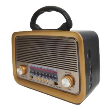 Imagem de Caixa De Som Retro Bluetooth Radio Fm Usb Vintage Lanterna - DTalle, 1