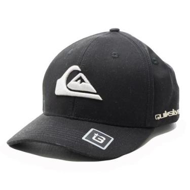 Imagem de Boné Quiksilver Aba Curva Decades WT25 Preto, Preto, Único