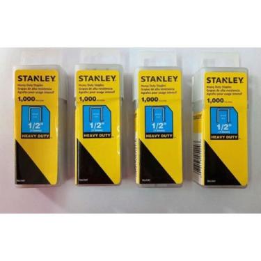 Imagem de Kit Grampos Trabalho Pesado 1/2 12mm 4000pc Tra708t Stanley