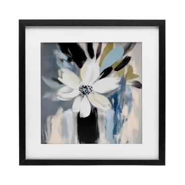 Imagem de Stupell Industries Vaso de flor branco atemporal impressão emoldurada em preto design sob vidro por Mona Grace, 33 x 33