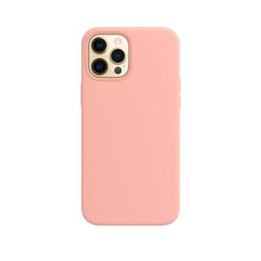 Imagem de Capa Capinha Silicone Compatível com iPhone 12 PRO MAX - GCM, Rosa Cre
