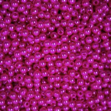 Imagem de PÉROLA DE ABS LISA Nº 03 20G PEROLA 3MM - LADEIRA BIJUTERIAS, Rosa cho