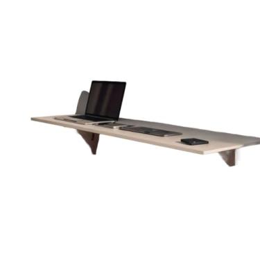 Imagem de Mesa Suspensa 1,20m Mdf Home Office Escrivaninha Computador Quarto Escritorio Moderna(Mesa Branca,90cm)