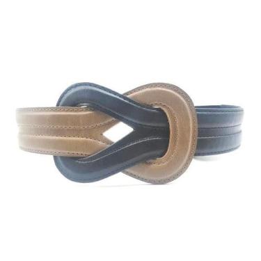 Imagem de Cinto faixa feminino victoria KK20, Preto, Fendi, P